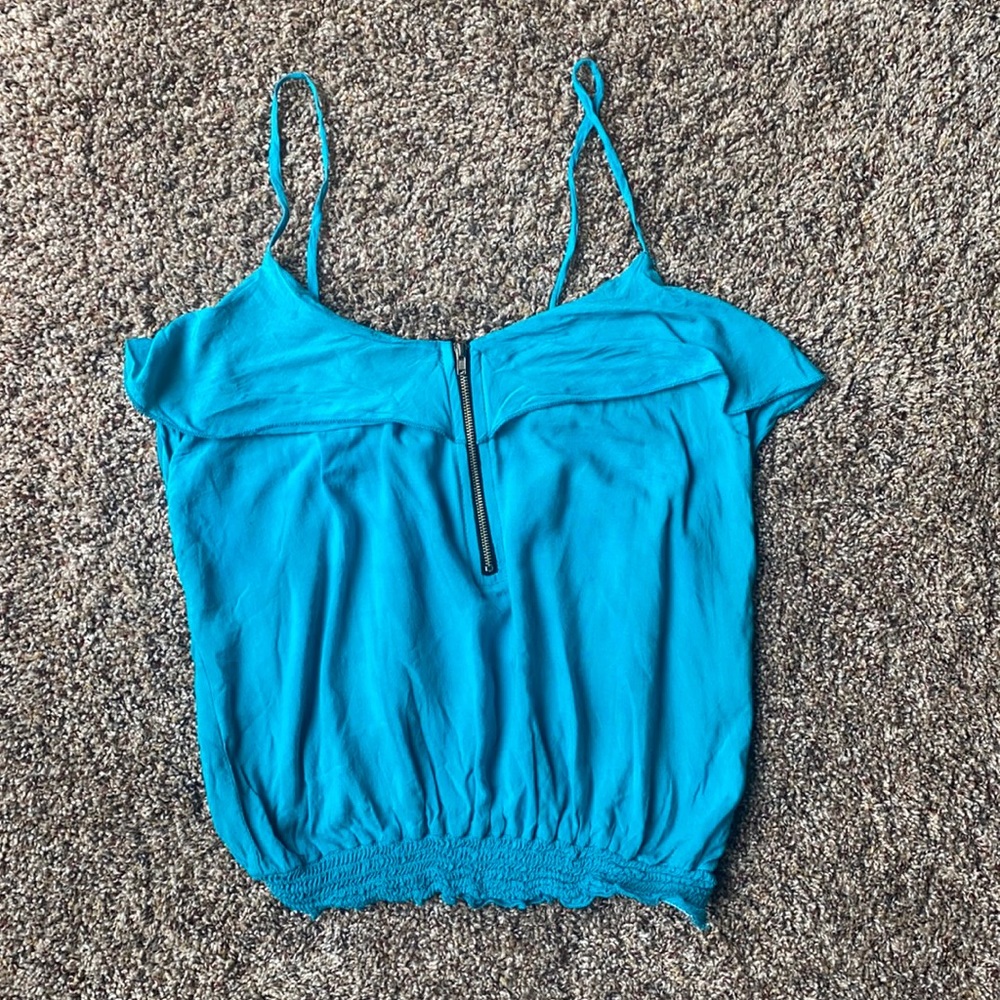 Papaya cute blue cami blouse